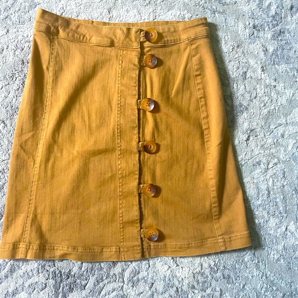 Miami mustard skirt